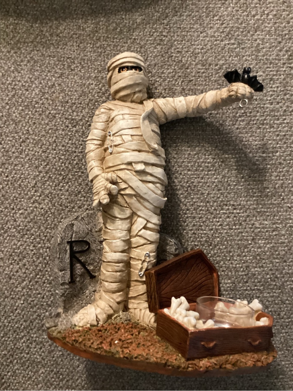 Vintage Yankee Candle Mummy Wax Warmer Halloween